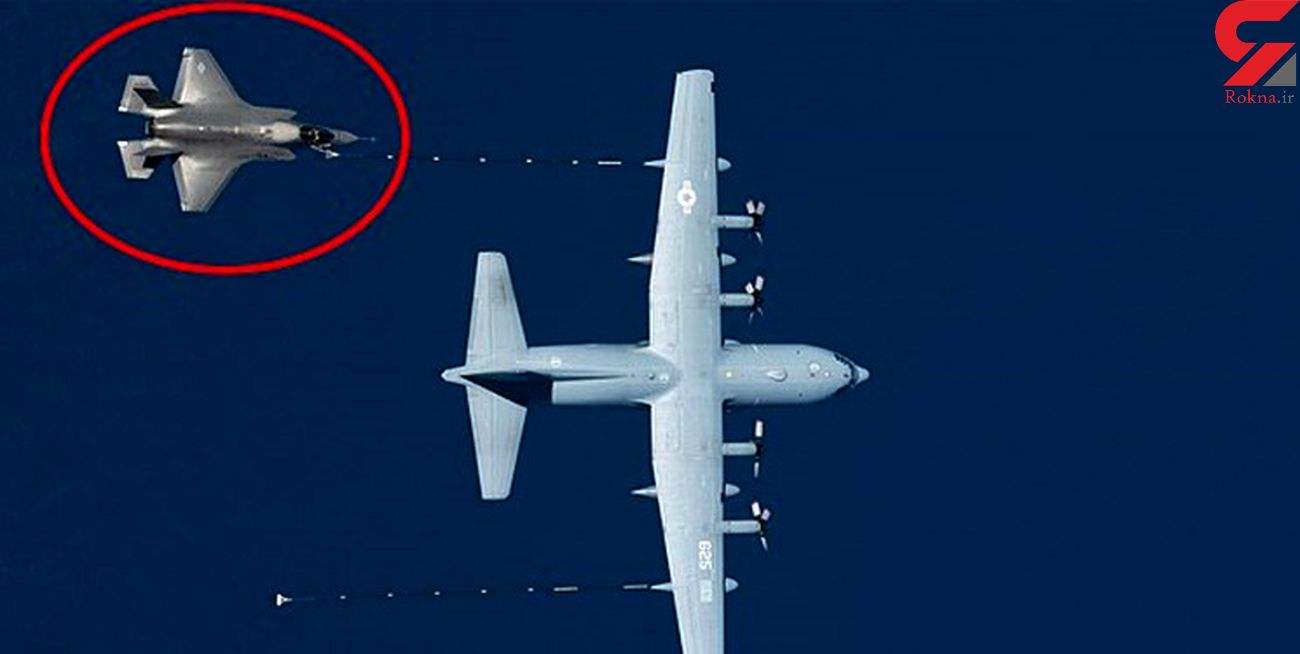سقوط جنگنده «اف-۳۵» و هواپیمای سوخت‌گیری هرکولس در کالیفرنیا