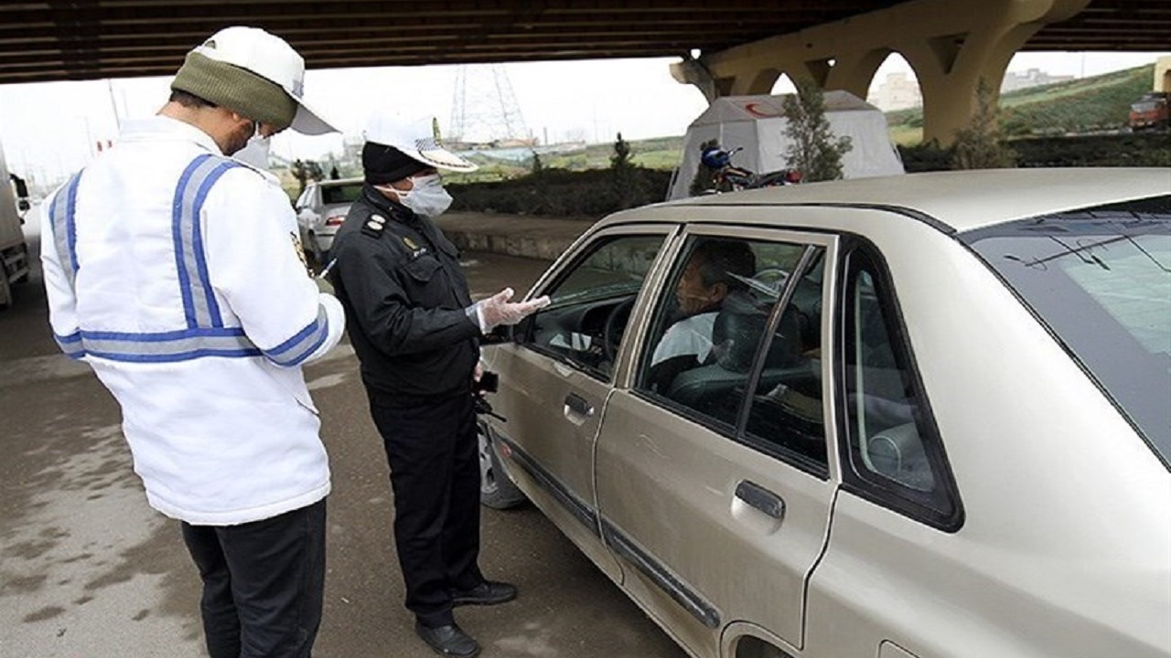 تذکر پلیس به ۱۵۶ هزار وسیله نقلیه در ۴۸ ساعت گذشته/ ۵ هزار خودرو جریمه کرونایی شدند