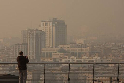 وضعیت آلودگی هوای تهران برای حساس‌ها