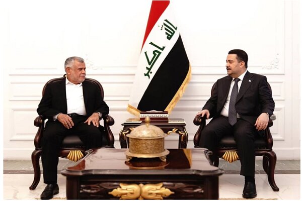 دیدار «هادی العامری» با نخست وزیر عراق