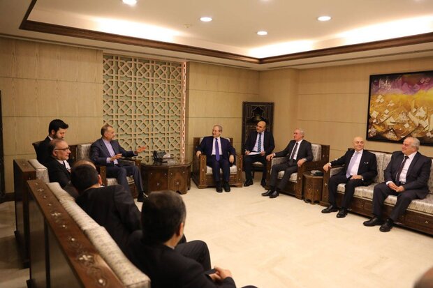 دیدار و گفتگوی امیرعبداللهیان با وزیر امور خارجه سوریه