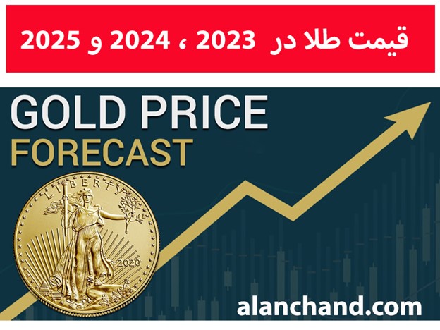 قیمت طلا و دور نمای آن در سالهای ۲۰۲۳ ، ۲۰۲۴ و ۲۰۲۵
