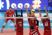 پیروزی تیم ملی والیبال ایران برابر لهستان در ست اول