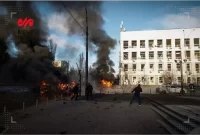 حملات موشکی گسترده به ۸ منطقه اوکراین