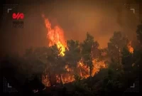 آتش‌سوزی در مناطق جنگلیِ یونان/ هزاران نفر مجبور به ترک خانه شدند