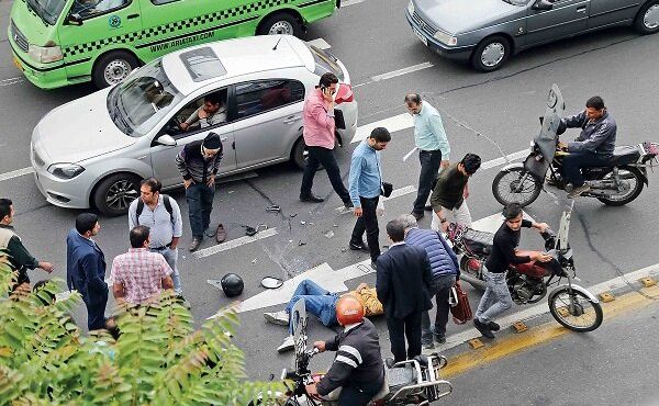 دلیل اصلی تصادفات موتور سواران در شهر تهران